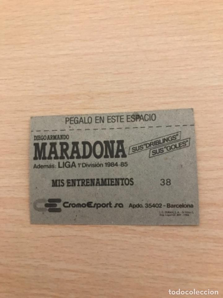 Cromos de f&uacute;tbol: MARADONA cromo - Foto 2