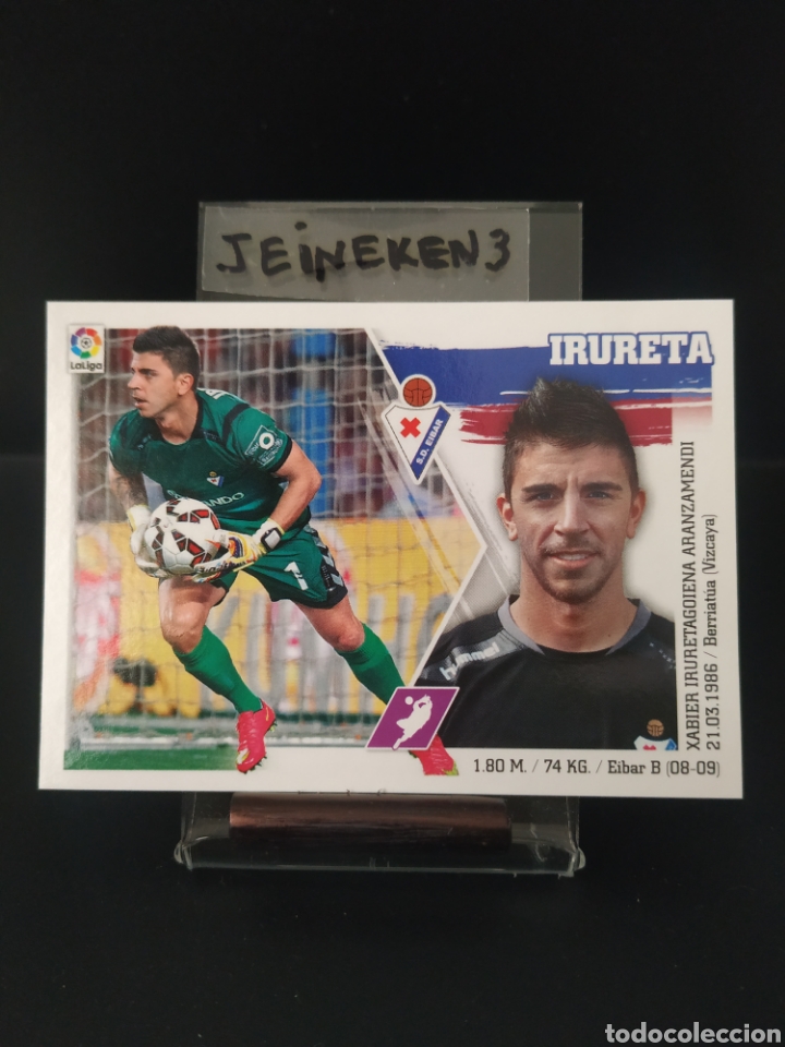 Cromos de f&uacute;tbol: Este 2015/16 3 Irureta &Eacute;ibar - Foto 1