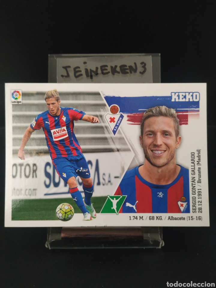 Cromos de f&uacute;tbol: Este 2015/16 17 Keko &Eacute;ibar - Foto 1