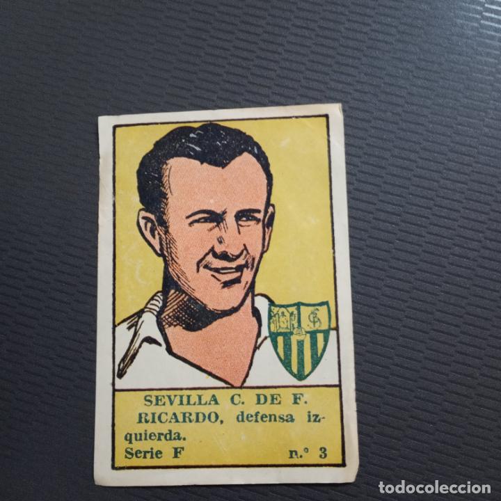 Football Stickers: RICARDO SEVILLA ED VALENCIANA 1941 1942 CROMO FUTBOL LIGA 41 42 - SIN PEGAR - FR0 - 26 - 3