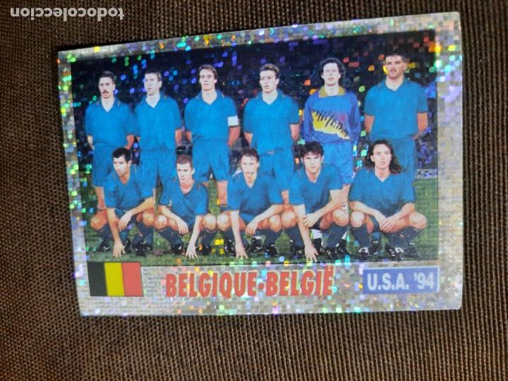 Football Stickers: BELGICA ALINEACION SERVICE LINE USA 1994 MUNDIAL WORLD CROMO FUTBOL 94 SIN PEGAR - 339
