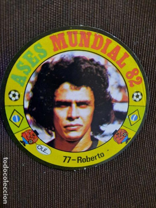 Fu&szlig;ball-Sticker: ROBERTO BRASIL REYAUCA ASES 1982 MUNDIAL WORLD CROMO FUTBOL 82 - SIN PEGAR - RF0 - 77