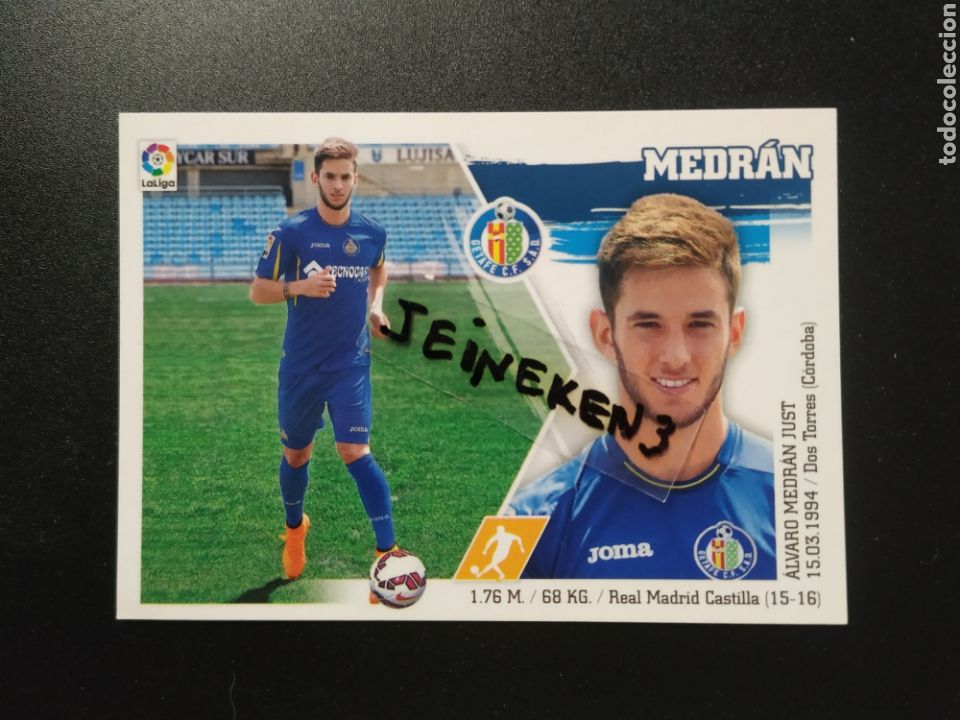 Cromos de f&uacute;tbol: Este 2015/16 11 Medr&aacute;n Getafe - Foto 1