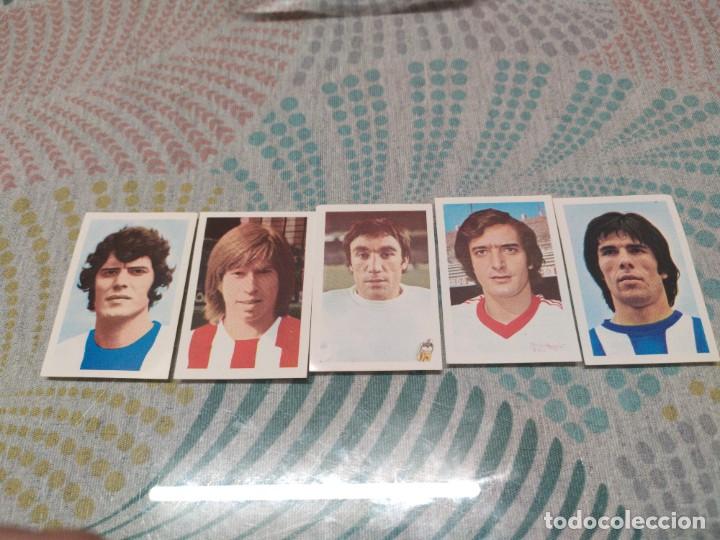 Football Stickers: LOTE DE 5 CROMOS LIGA 77/78 EDITORIAL FHER SIN PEGAR