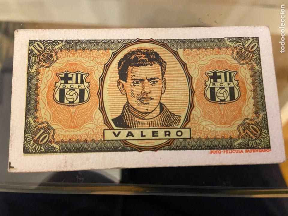 Cromos de f&uacute;tbol: VALERO BARCELONA - Foto 1