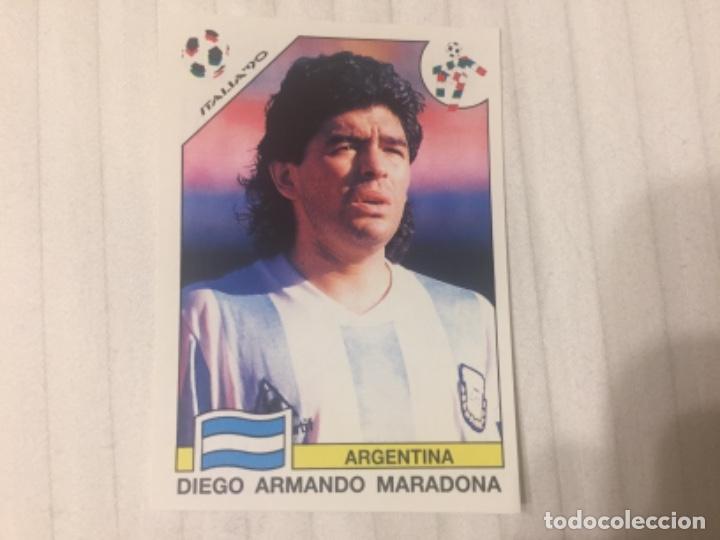 Cromos de f&uacute;tbol: MARADONA SELECCI&Oacute;N PANINI 1990 - Foto 1