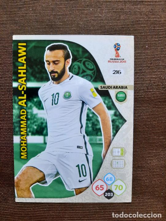 Football Stickers: AL SAHLAWI ARABIA SAUDI ADRENALYN RUSIA 2018 WORLD MUNDIAL CROMO FUTBOL 18 - RF0 - A3 - 216 B