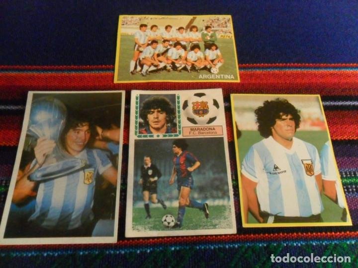 CROMOS DE FÚTBOL PELE MARADONA CRUYFF de segunda mano por 100 EUR