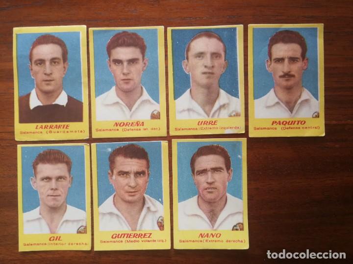 Cartes &agrave; collectionner de Football: SALAMANCA - CAMPEONES 1951 2&ordf; divisi&oacute;n - Bruguera 1950/51 50/51- 7 cromos perfectos Son los cromos