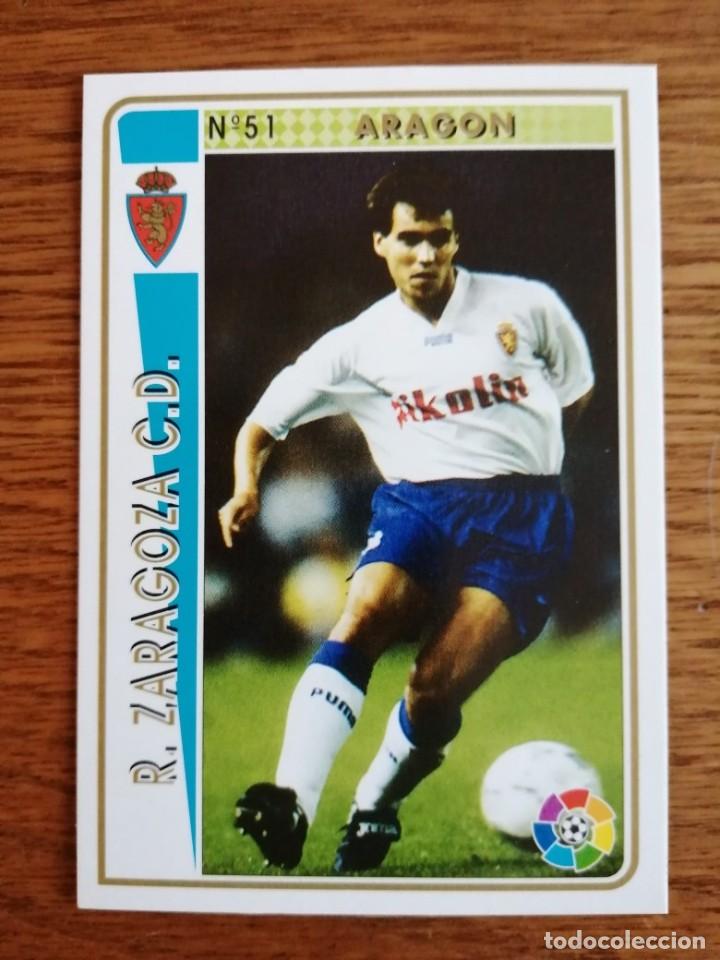 Figurine di Calcio: MUNDICROMO 1994 1995 ZARAGOZA ARAGON N&Uacute;MERO 51
