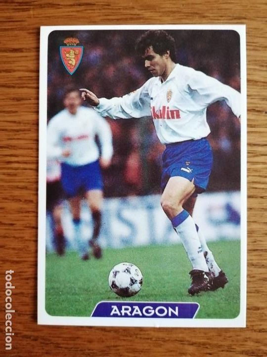Figurine di Calcio: MUNDICROMO 1995 1996 ZARAGOZA ARAGON N&Uacute;MERO 123