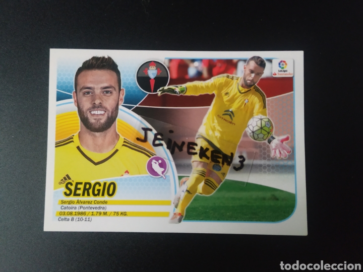 Cromos de f&uacute;tbol: Este 2016/17 1 Sergio Celta - Foto 1