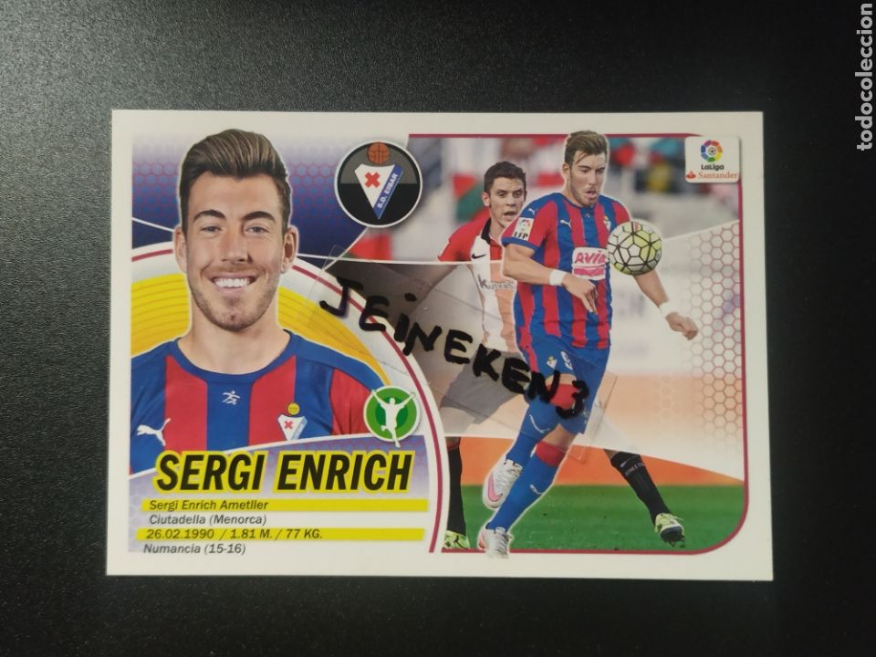 Cromos de f&uacute;tbol: Este 2016/17 16 Sergi Enrich &Eacute;ibar - Foto 1