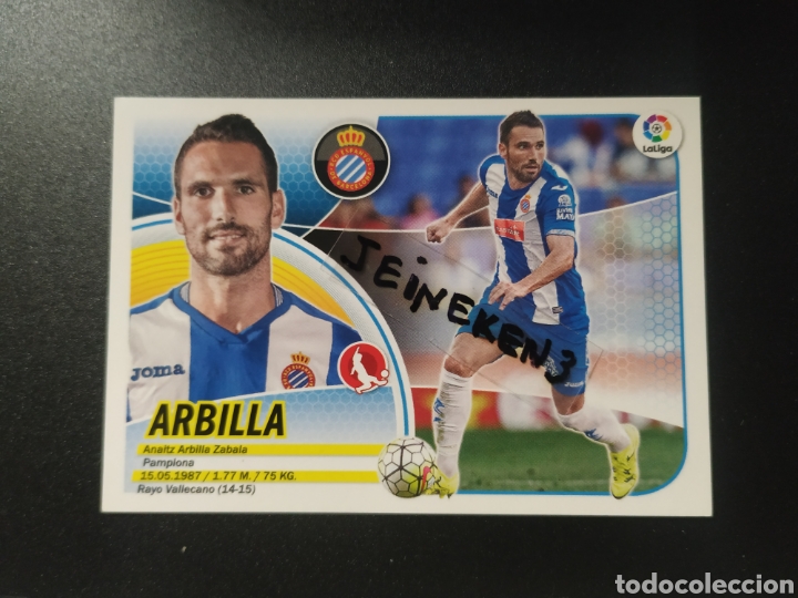 Cromos de f&uacute;tbol: Este 2016/17 3B Arbilla Espanyol - Foto 1