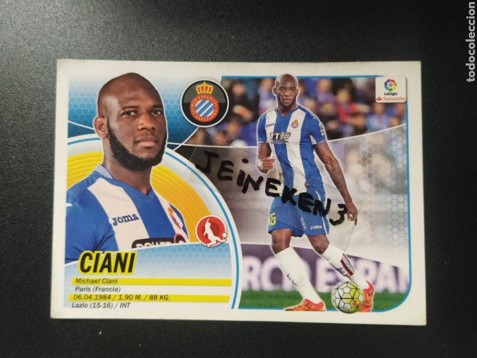 Cromos de f&uacute;tbol: Este 2016/17 4 Ciani Espanyol - Foto 1