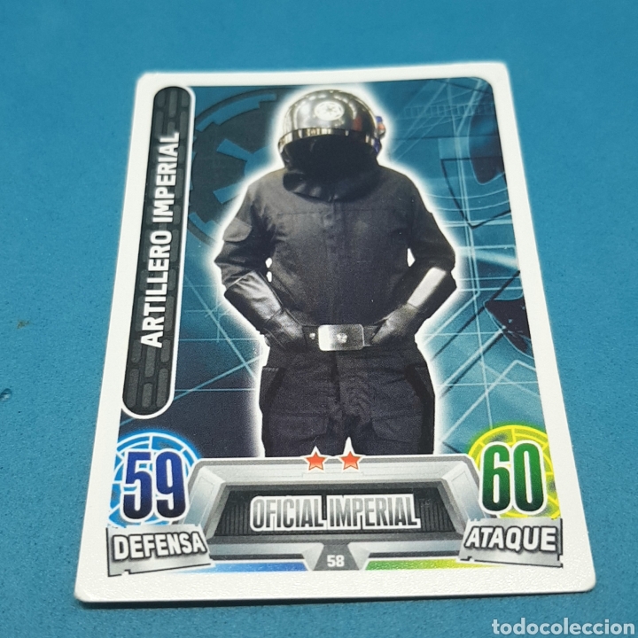Cromos de f&uacute;tbol: (42.7) STAR WARS FORCE ATTAX - TOPPS/CAREFOUR - N&deg;58 ARTILLERO IMPERIAL