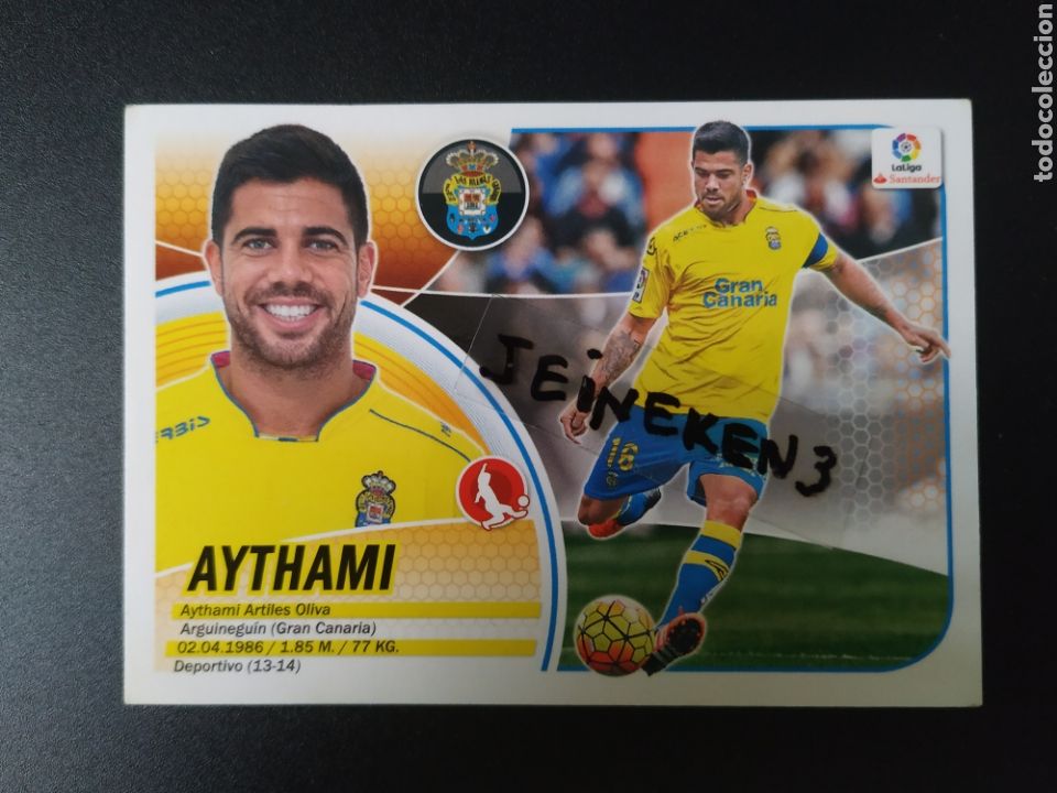 Cromos de f&uacute;tbol: Este 2016/17 5 Aythami Las Palmas - Foto 1