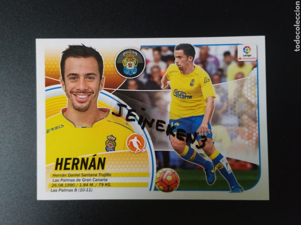 Cromos de f&uacute;tbol: Este 2016/17 9 Hern&aacute;n Las Palmas - Foto 1
