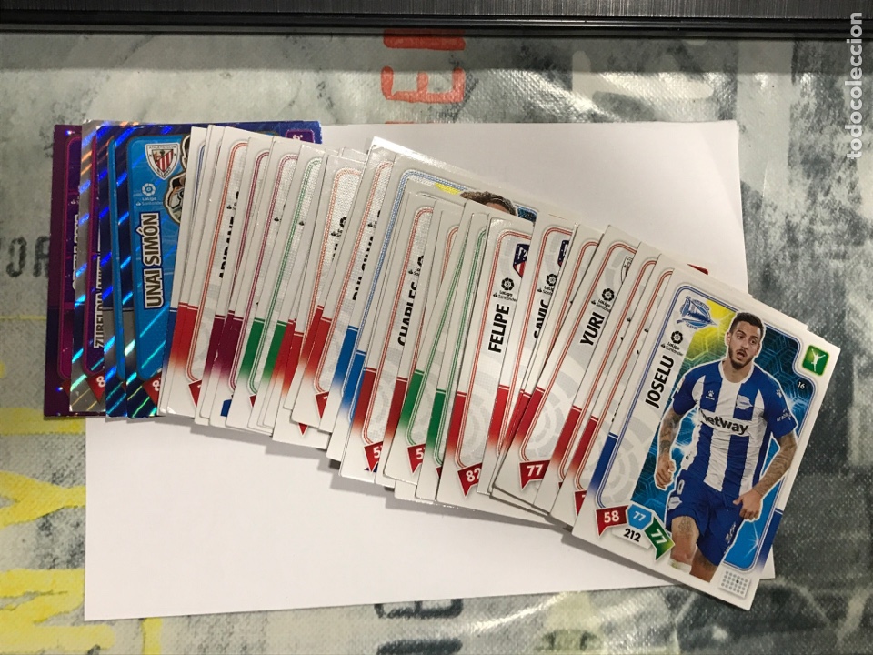 Fu&szlig;ball-Sticker: Lote 35 cromos Adrenalyn 2019 2020 ver n&uacute;meros en descripcion