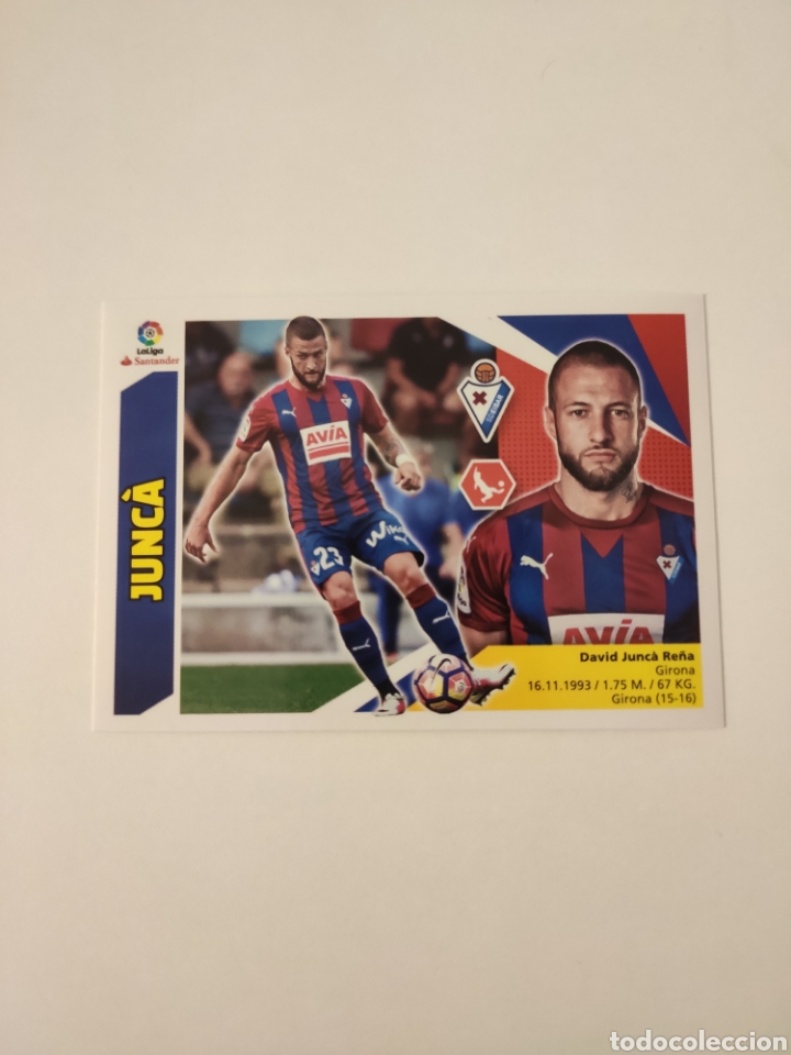 Cromos de f&uacute;tbol: LIGA ESTE 2017 2018 17 18 PANINI JUNCA N&ordm; 7 B EIBAR&nbsp; - Foto 1
