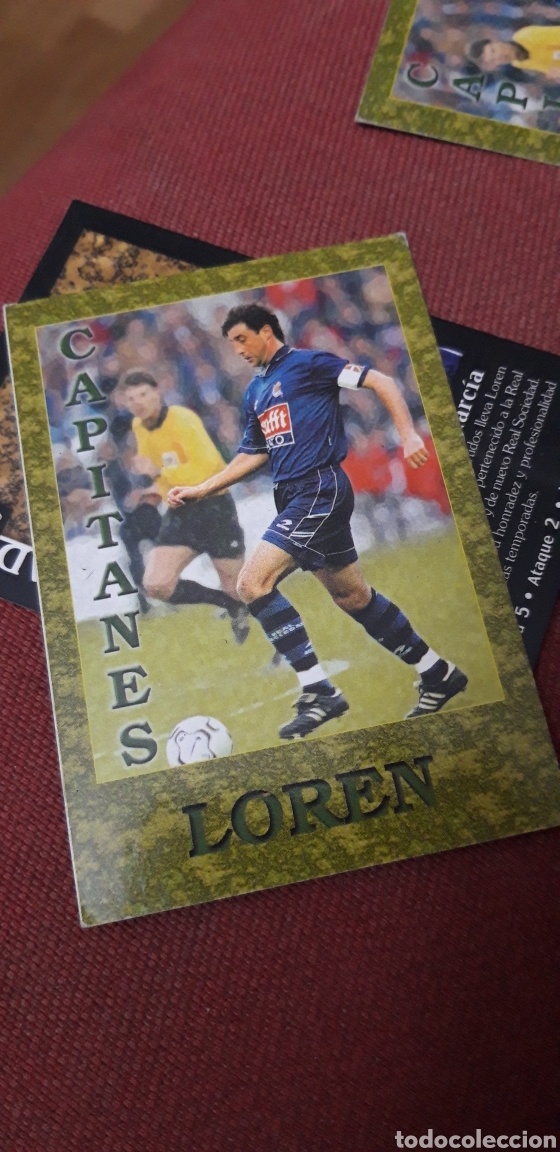 Cromos de Futebol: Loren 458 real.sociedad capitanes Mundicromo.01.02 2001 2002 panini