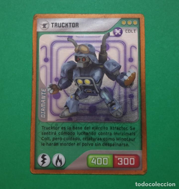 Cromos de f&uacute;tbol: 222 TRUCKTOR (DIAMANTE) - INVIZIMALS 2009/2014