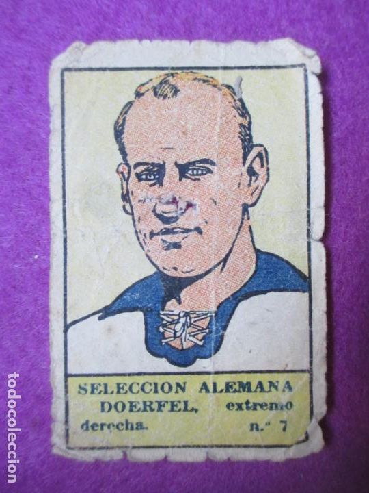Cromos de F&uacute;tbol: CROMO FUTBOL SELECCION ALEMANA DOERFIEL N&ordm; 7 ED. VALENCIANA