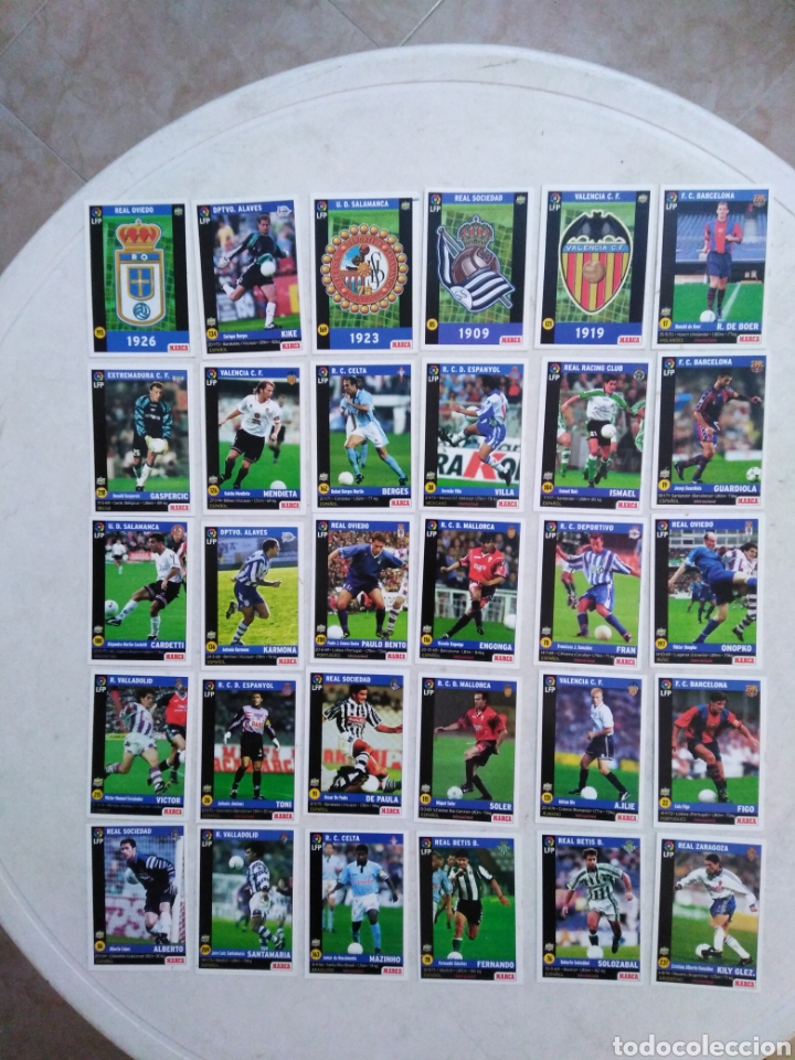 Cromos de F&uacute;tbol: Lote de 100 cromos mundi cromo marca 1998-1999