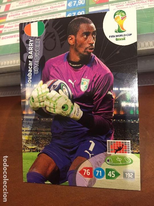 Fu&szlig;ball-Sticker: adrenalyn mundial brasil 2014 barry costa de marfil