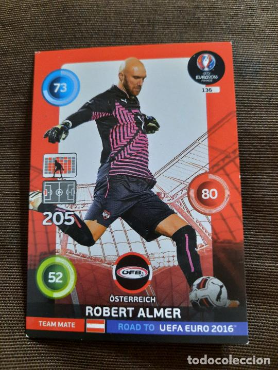 Fu&szlig;ball-Sticker: ALMER AUSTRIA ADRENALYN FRANCIA ROAD TO EURO 2016 EUROCOPA CROMO FUTBOL 16 - RF0 - A5 135