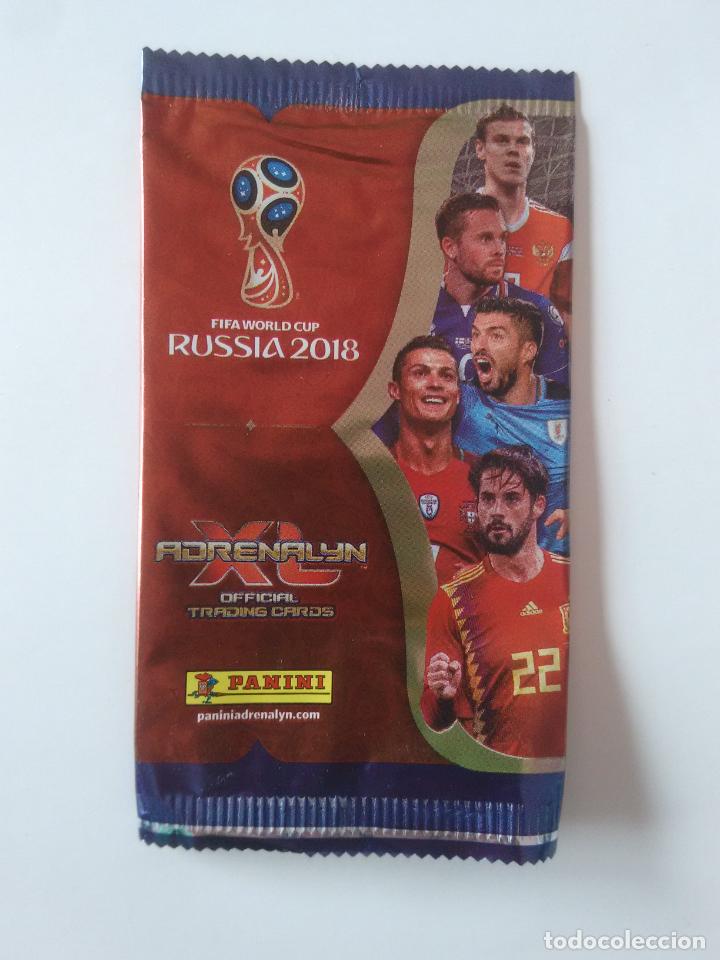 Cromos de F&uacute;tbol: SOBRE CROMOS VAC&Iacute;O WORLD CUP RUSIA 2018 PANINI MUNDIAL F&Uacute;TBOL RUSIA 18 ADRENALYN ISCO SU&Aacute;REZ CR7