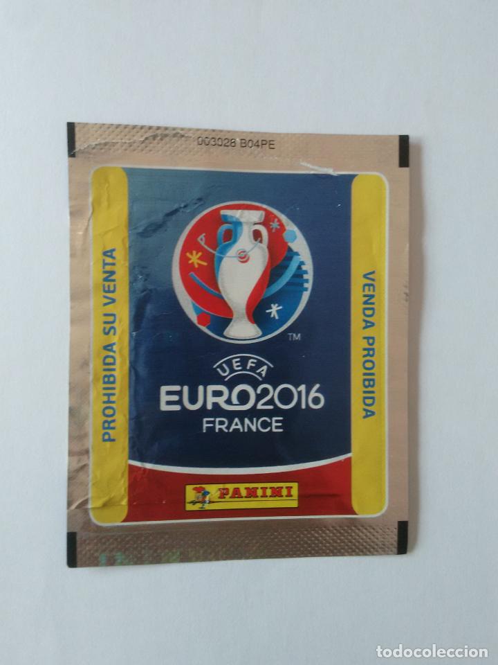 Cromos de F&uacute;tbol: SOBRE VAC&Iacute;O PUBLICITARIO CROMOS STICKERS F&Uacute;TBOL UEFA EURO 2016 PANINI FRANCE EUROCOPA 2016 FRANCIA