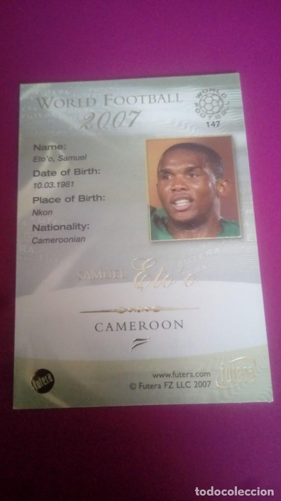 Cromos de f&uacute;tbol: Futera 2007,Camer&uacute;n,Etoo. - Foto 2