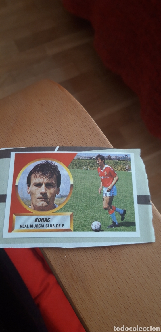 Cromos de F&uacute;tbol: Korac murcia este 88 89 1988 1989 recortado