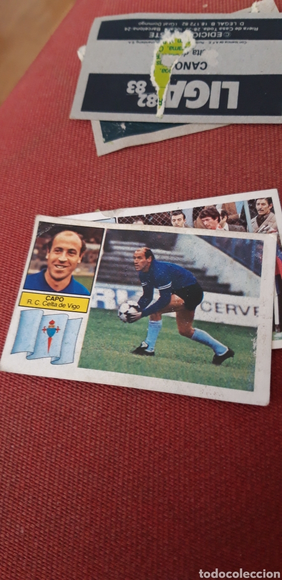 Cromos de f&uacute;tbol: Capo celta este 83 82 1982 1983 despegado - Foto 1