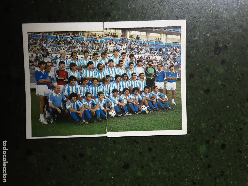 Cromos de f&uacute;tbol: TRIDEPORTE 84, LOS DOS CROMOS DEL C.D. M&Aacute;LAGA - Foto 1