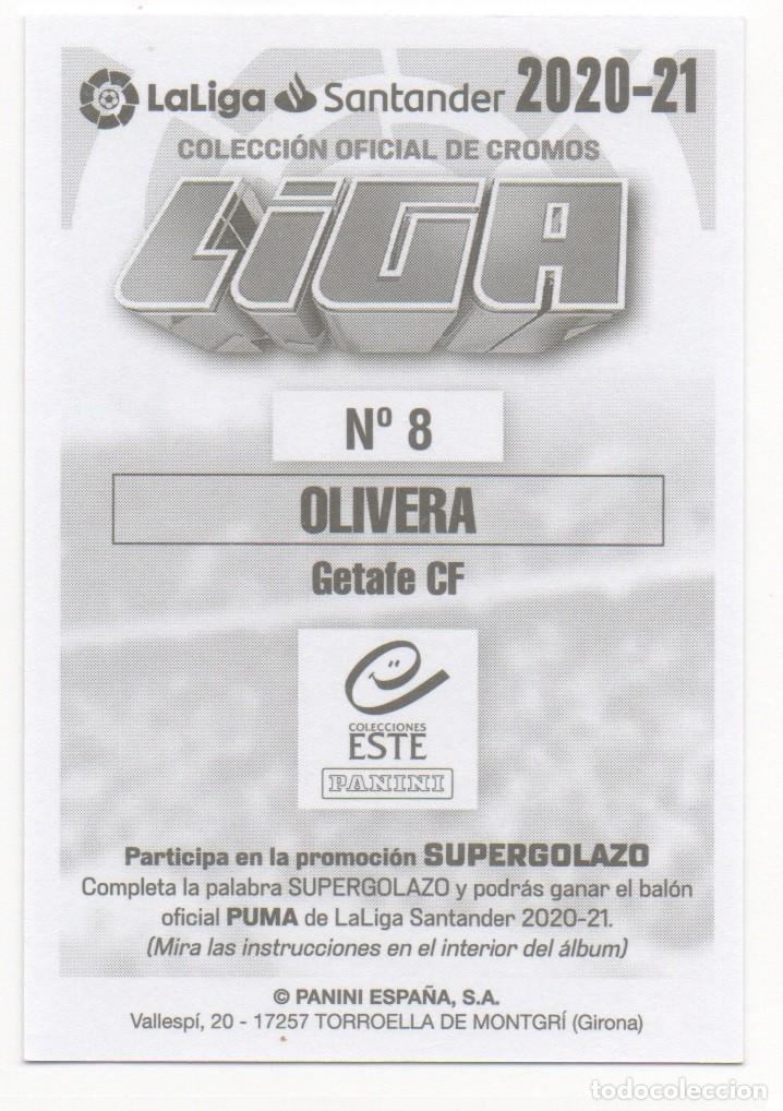 Cromos de f&uacute;tbol: ESTE 20-21 OLIVERA. NUEVO. - Foto 2