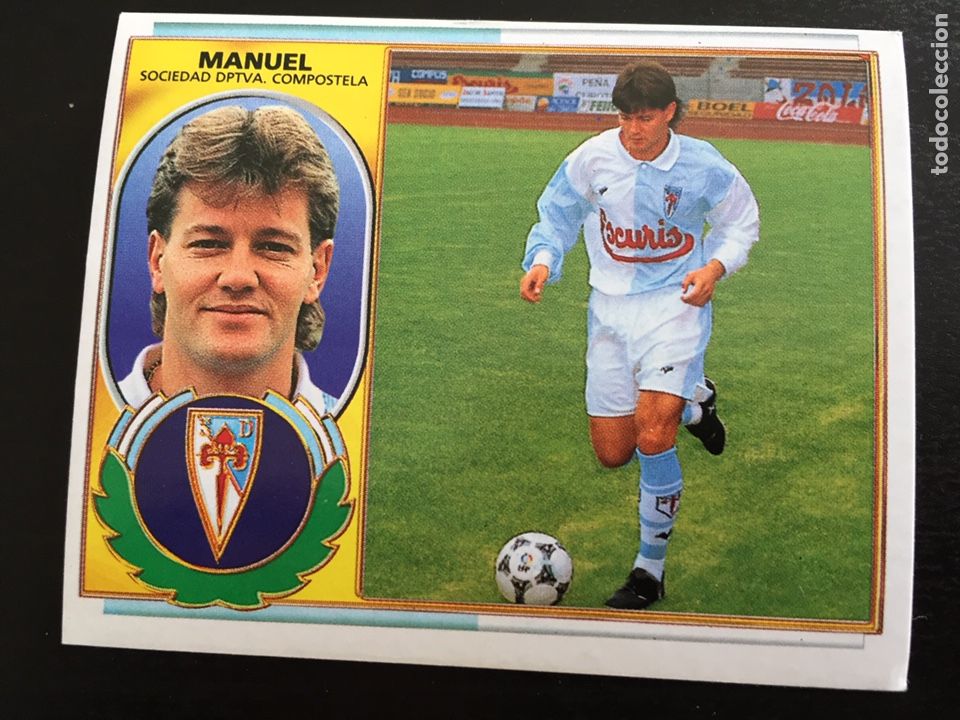 Cromos de f&uacute;tbol: MANUEL - SD Compostela - 96 97 1996 1997 - Ediciones ESTE - nunca pegado - Foto 1