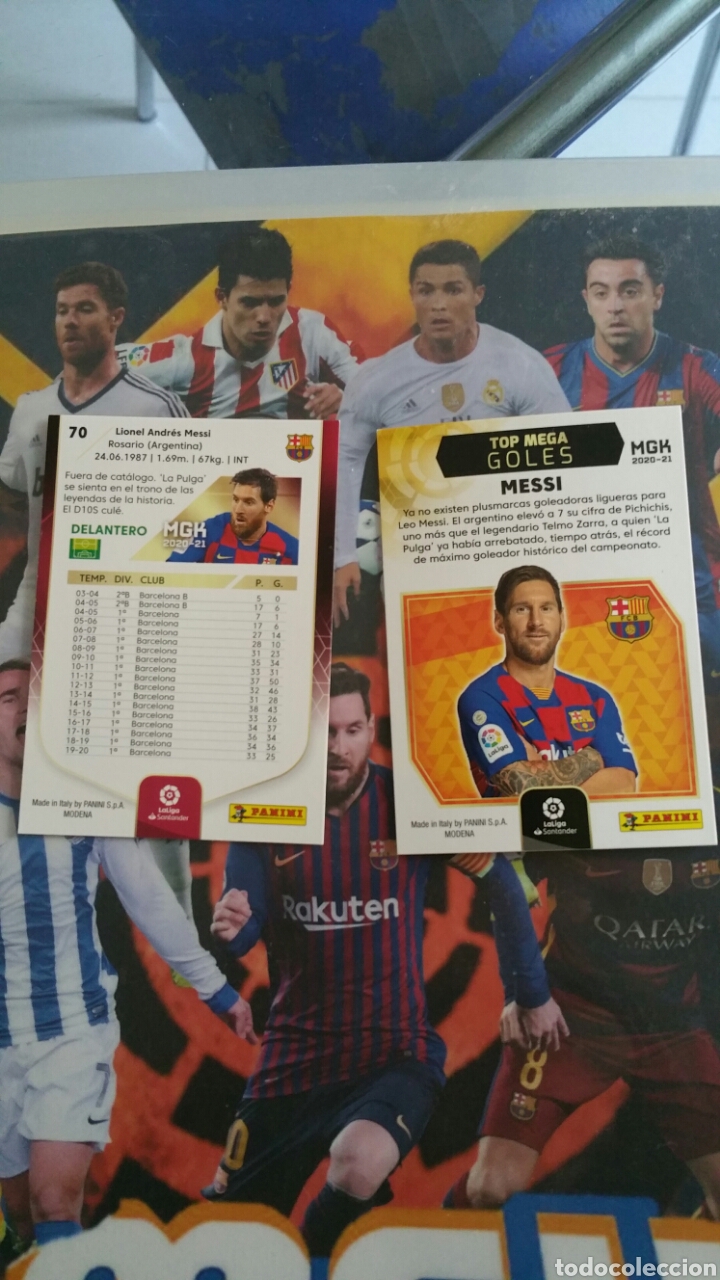 Cromos de f&uacute;tbol: Messi megacracks 2020 2021 - Foto 2