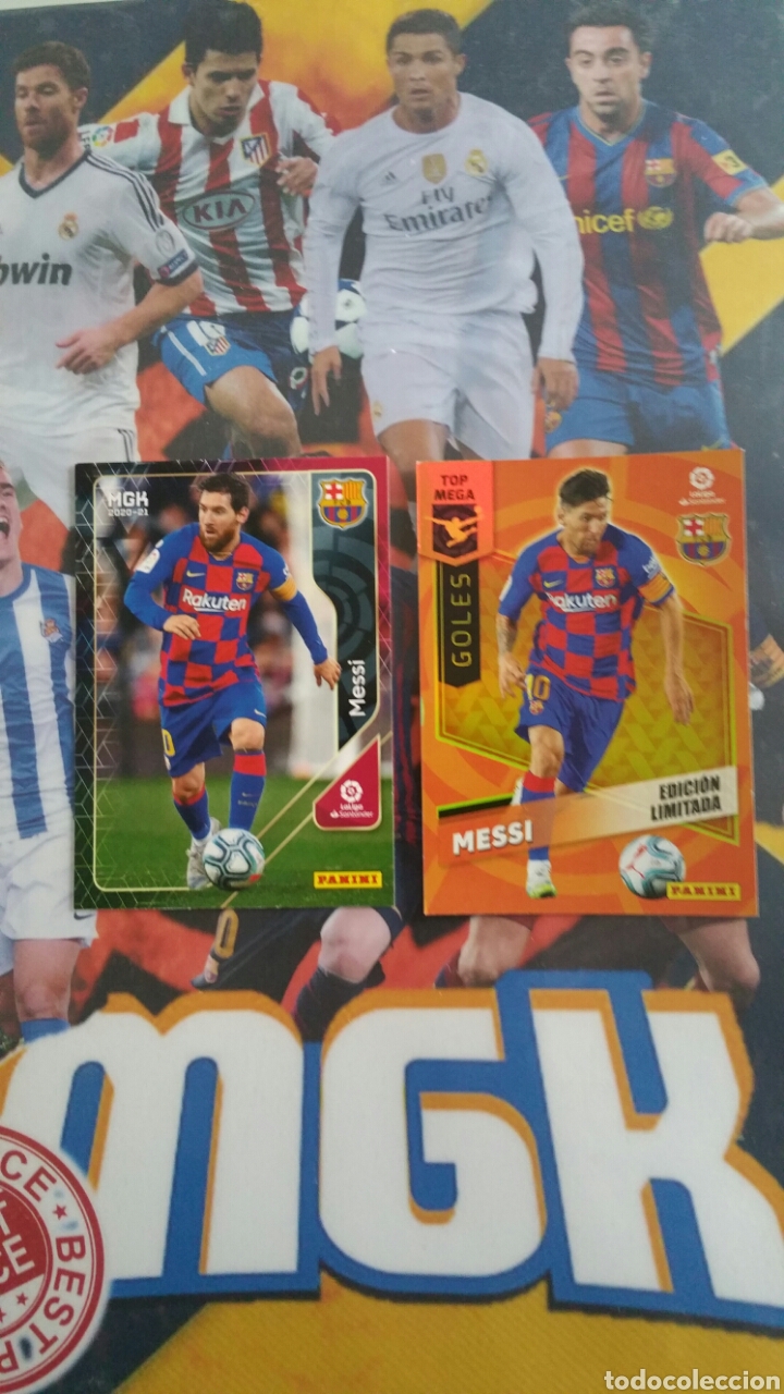 Cromos de f&uacute;tbol: Messi megacracks 2020 2021 - Foto 1