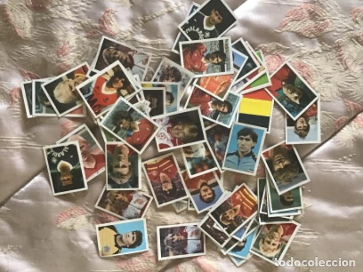 Football Stickers: 35 cromos ediciones fans Eurocopa 1984 sin pegar