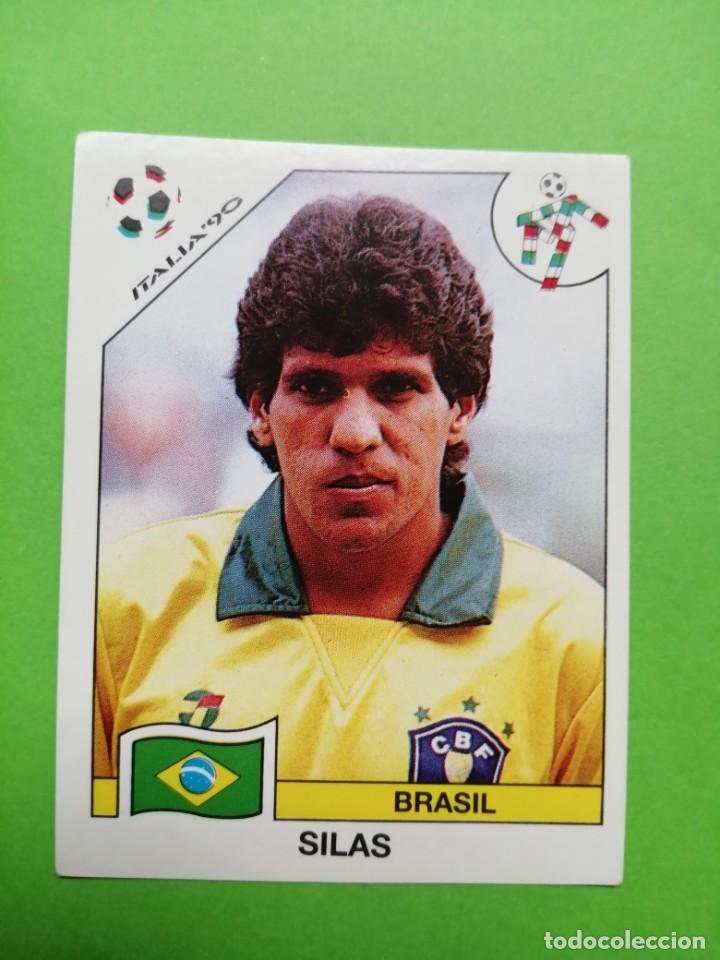 Figurine di Calcio: Italia 90 panini n&deg;204 silas nunca pegado