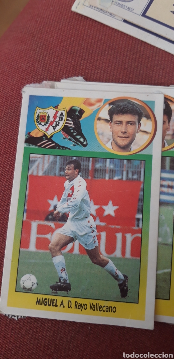 Football Stickers: Miguel rayo vallecano este 93 94 1993 1994 despegado