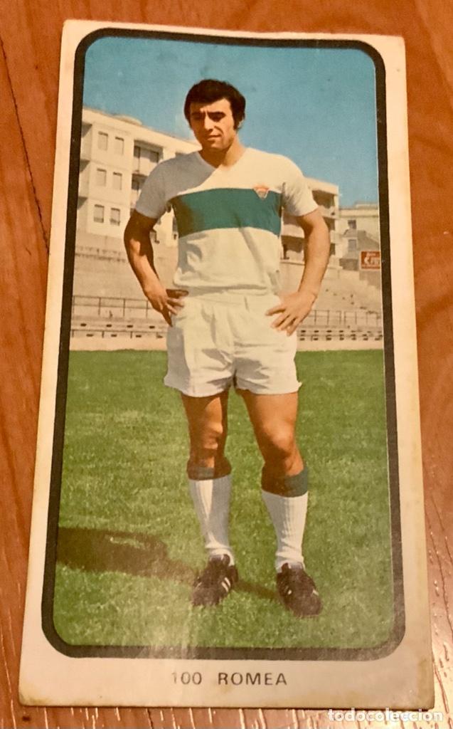 Cartes &agrave; collectionner de Football: CROMO CAMPEONATOS NACIONALES DE F&Uacute;TBOL 1973-1974 ROMEA ELCHE FC DESPEGADO
