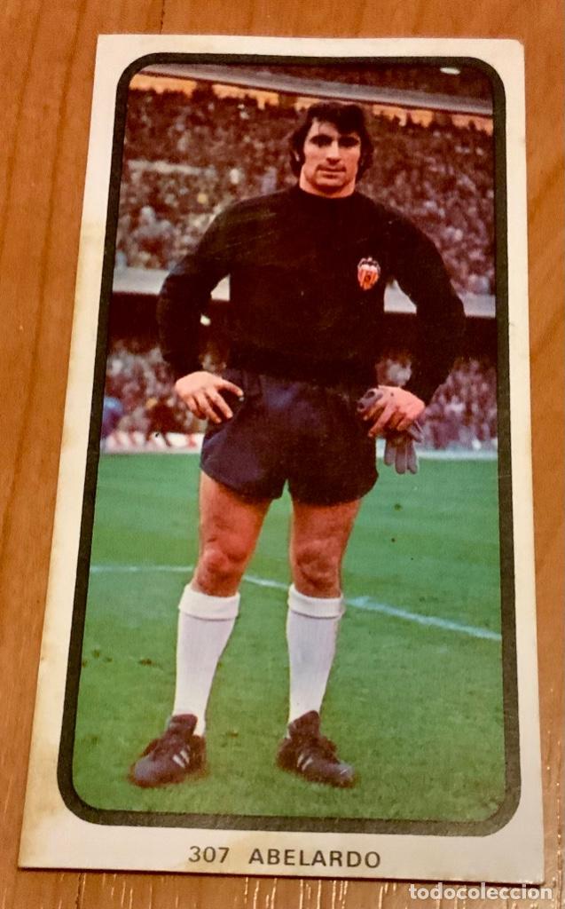 Cromos de Futebol: CROMO CAMPEONATOS NACIONALES DE F&Uacute;TBOL 1973-1974 ABELARDO VALENCIA FC DESPEGADO