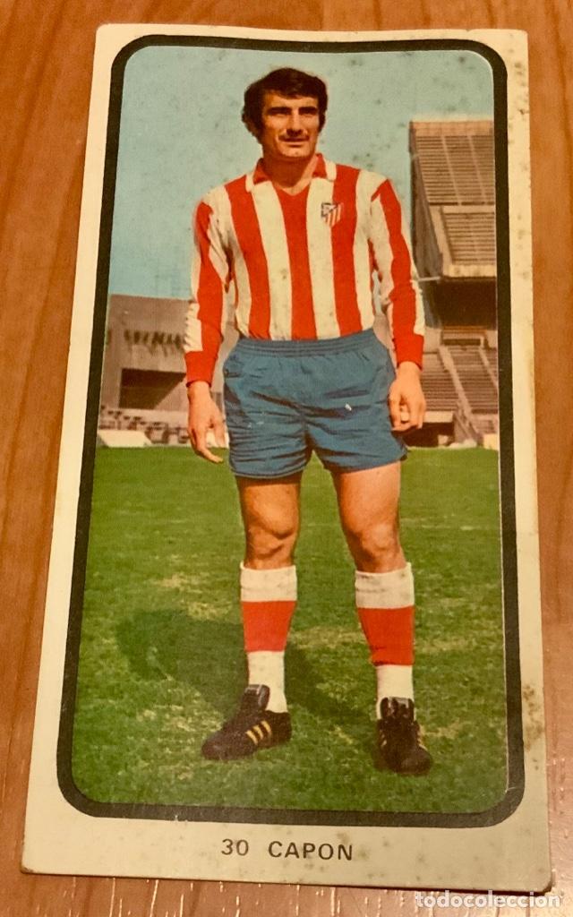 Cromos de F&uacute;tbol: CROMO CAMPEONATOS NACIONALES DE F&Uacute;TBOL 1973-1974 CAPON ATL&Eacute;TICO DE MADRID DESPEGADO