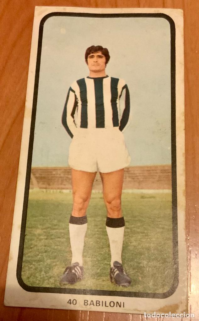 Fu&szlig;ball-Sticker: CROMO CAMPEONATOS NACIONALES DE F&Uacute;TBOL 1973-1974 BABILONI CD CASTELLON DESPEGADO