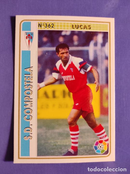 Fu&szlig;ball-Sticker: 362 LUCAS COMPOSTELA MUNDICROMO FICHAS LIGA 1994 1995 94 95