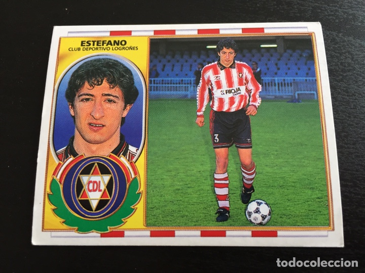 Cromos de f&uacute;tbol: ESTEFANO - CD Logro&ntilde;&eacute;s - 96 97 1996 1997 - Ediciones ESTE - nunca pegado - Foto 1