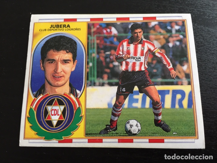 Cromos de f&uacute;tbol: JUBERA - CD Logro&ntilde;&eacute;s - 96 97 1996 1997 - Ediciones ESTE - nunca pegado - Foto 1